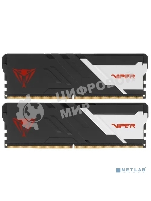 Оперативная память Patriot Viper Venom, DDR5, 32GB (2x16GB), 6400MHz, CL32, DIMM, с радиатором, черный