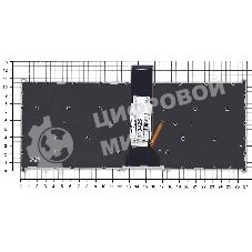 Клавиатура для ноутбука Acer Aspire V5-122P черная с подсветкой