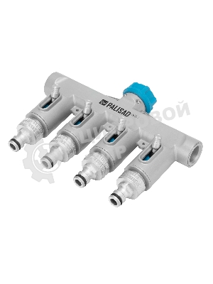 Разветвитель четырехканальный Palisad LUXE с внутренней резьбой 3/4