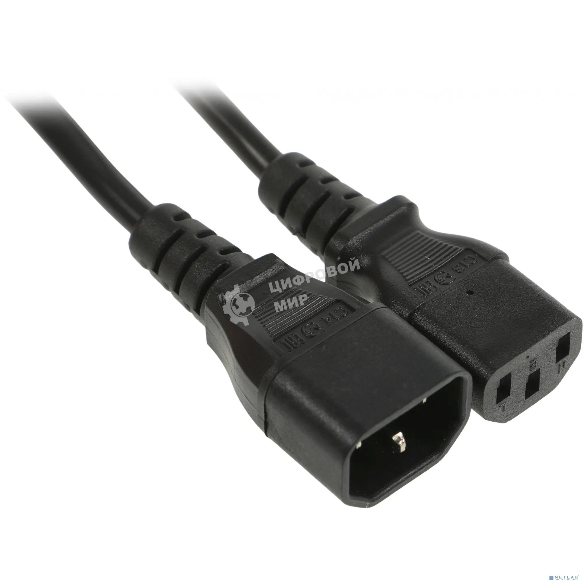 Шнур сетевой Rexant IEC 320 C13 – IEC 320 C14 3x1,0мм², 5 м