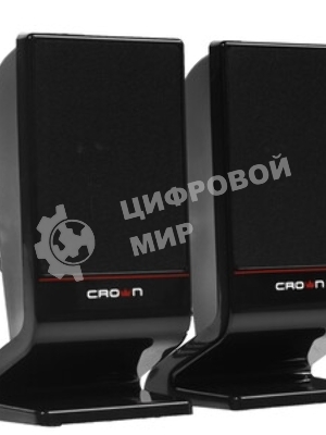 Колонки Crown CMS-601 чёрный, 2.0, 6 Вт, AUX