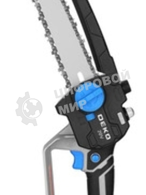 Пила цепная аккумуляторная DEKO DKCHS 20-4 [063-4480] 20В, 1x2.0А·ч