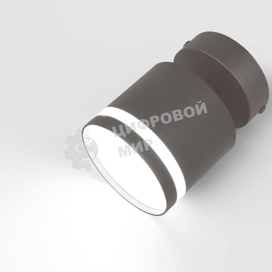Спот на основании GWL-GX53-M-IP20 Одинарный Графит С боковым рассеивателем Башня