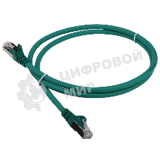 Патч-корд Lanmaster LSZH FTP кат.6, 5.0 м, зеленый