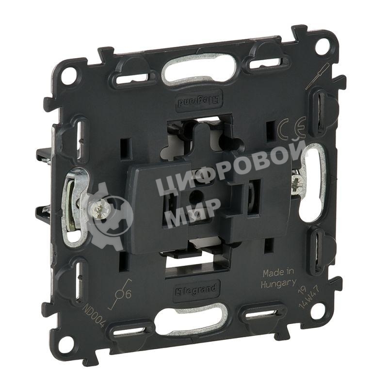 Переключатель 1-клавишный 10АХ 250В Valena Мех IN'MATIC