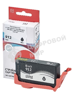 Картридж струйный Sakura 3YL80AE (№912 Black) для HP, черный, 18 мл., 300 к.