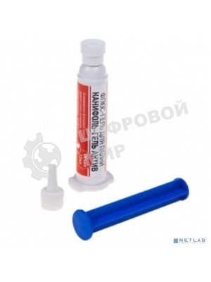 Флюс-гель для пайки Rexant, канифоль-гель актив, 12 мл, техно-шприц, блистер