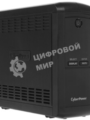 Источник бесперебойного питания CyberPower VP700ELCD/700 ВА/390 Вт/USB/RS-232/RJ-11/RJ-45/4 х CEE 7 (евророзетка)