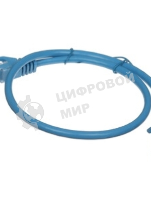 Патч-корд ACD-LPU5E-50L сat.5e UTP 24AWG 4Pair, 7/0.18мм CCA синий, 5.0м