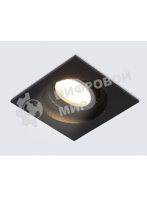 Встраиваемый поворотный точечный светильник Ambrella light TN102758 BK черный IP20 GU5.3 100*100*32