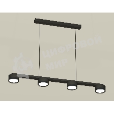 Светильник Ambrella light XB9152150/4 SBK/PBK черный песок/черный полированный GX53 (C9152, N8113)