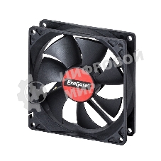 Вентилятор для корпуса ExeGate EX09225S3P черный, 92 мм, 2100 об/мин, 25 дБ, 3 pin