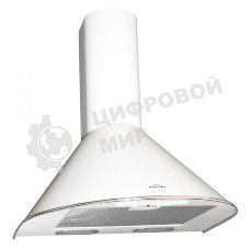 Вытяжка каминная Elikor Эпсилон 60П-430-П3Л белый/серебристый, 60 см, 430 куб. м/ч, 54 дБ