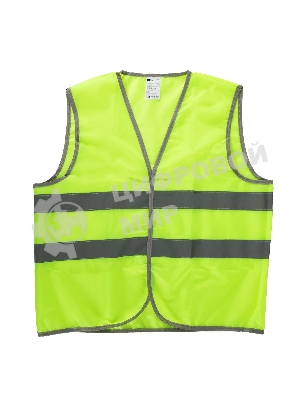 Жилет сигнальный Сибртех, желтый, размер XL