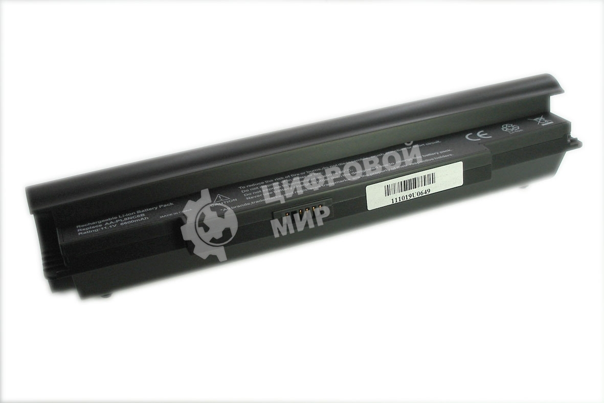 Аккумуляторная батарея для ноутбука Samsung Mini NC10, NC20 (AA-PB6NC6E) 6600mAh OEM черная