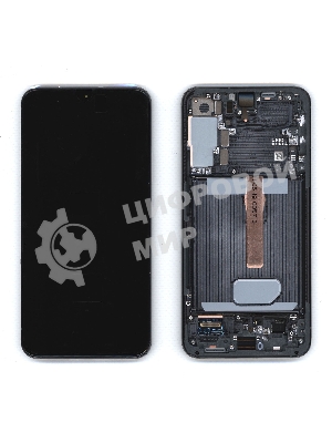 Дисплея для Samsung Galaxy S22 Plus SM-S906B в сборе с тачскрином ServicePack, зеленый (GH82-27500C)