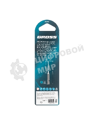 Сверло универсальное Gross Multipurpose PRO, 6-гр. хвостовик, 6мм