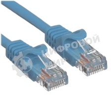 Патч-корд ACD-LPU5E-50L сat.5e UTP 24AWG 4Pair, 7/0.18мм CCA синий, 5.0м