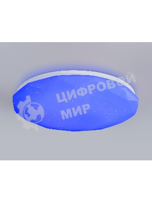 Светодиодный светильник RGB Ambrella light FZ418 WH белый IP20 66W 3000K-6500K+RGB D480*65 (ПДУ ИК)