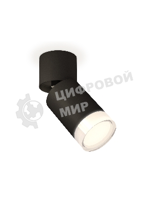 Светильник Ambrella Light XM6313080 SBK/FR/CL черный песок/белый матовый/прозрачный MR16 GU5.3 (A2221, C6313, N6241)