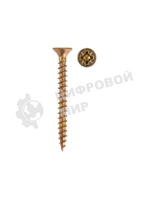 Саморез универсальный Kranz 3х30, желтый цинк, пакет (1000 шт/уп)