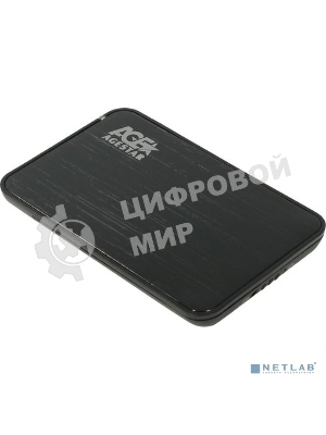 Внешний корпус для HDD AgeStar 3UB2A8-6G SATA алюминий черный 2.5