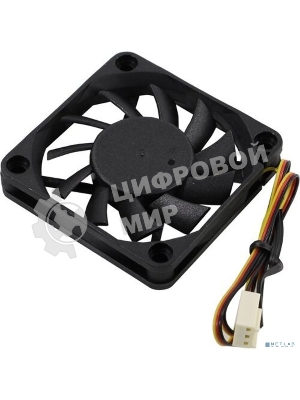 Вентилятор для корпуса ExeGate ExtraSilent ES06010S3P черный, 60 мм, 2000 об/мин, 16 дБ, 3 pin