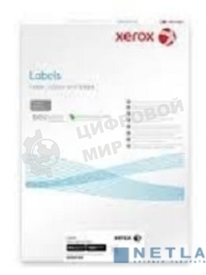 Наклейки Polyester XEROX A3, 150л., белые (Durapaper)для цветной и черно-белой лазерной печати. 