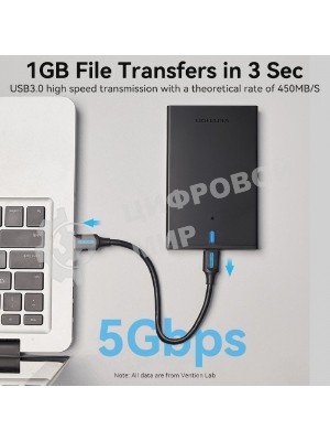 Внешний корпус Vention для HDD/SSD 2.5