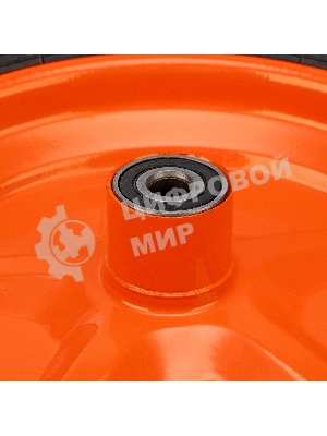 Колесо пневм. Palisad усилен. шина 8PR, 4.00-8 D400мм, подш. внут. диам. 12мм, длина оси 90 мм