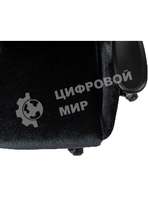 Кресло Zombie Ghost Fabric черный Light-20, ткань (велюр), подголовник