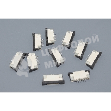 Разъем FPC Flip-Lock 1010-4RLGF 4 pin высота 1мм шаг 1мм 10 шт