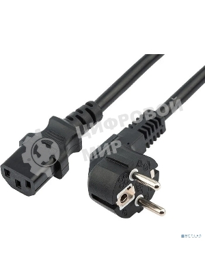 Шнур сетевой Rexant СЕЕ 7/7 (Schuko) – IEC 320 C13 3x1,0мм², длина 3м