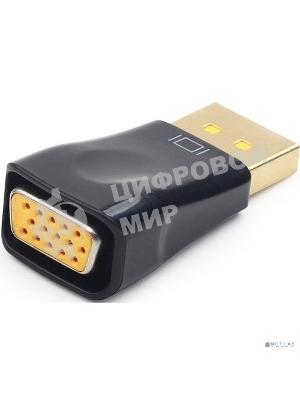 Адаптер Filum Display port - VGA, разъемы: DP male-VGA female, пакет. (FL-A-DPM-VGAF-1)