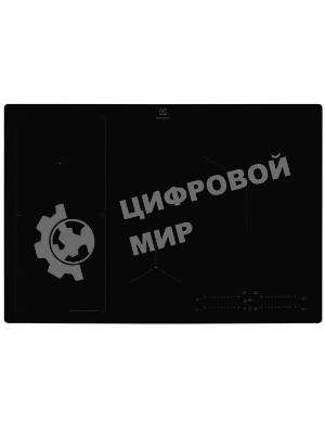 Индукционная варочная панель Electrolux EIS67453, : черный, индивидуальный слайдер для каждой зоны нагрева, 3-хступенчатая индикация остаточного тепла,акустический сигнал (вкл/выкл), Функция 