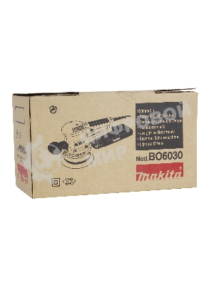 Эксцентриковая шлифовальная машина Makita BO6030 ЭШМ,310Вт,ф150мм,4000-10000об\м,ампл-3мм,2.3кг,кор,п\сборник