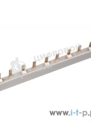 Шина IEK YNS21-1-063-22-12 соединительная типа PIN (12 штырей) 1Р 63А 22 см IEK