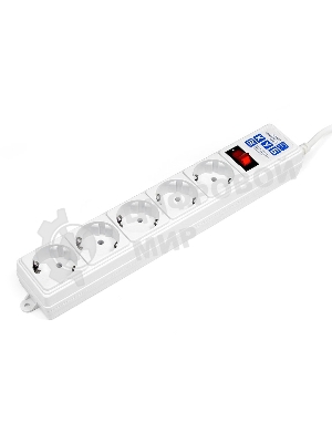 Сетевой фильтр Powercube SPG-B-6-WHITE 1.9 м, 5 розеток, белый, коробка