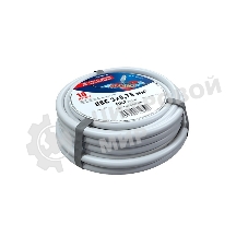 Провод соединительный ПВС Rexant 3x0,75 мм², белый, длина 10 метров, ГОСТ 7399-97