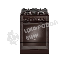 Плита комбинированная Gefest ПГЭ 6502-02 0045 коричневый, конфорок 4 газовых, духовка 55 л, 60 см x 85 см x 60 см