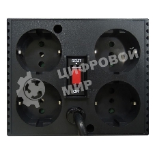 Стабилизатор напряжения Powercom TCA-1200 600Вт 1200ВА черный