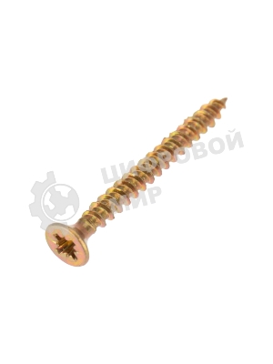 Саморез универсальный Kranz 3х30, желтый цинк, пакет (1000 шт/уп)