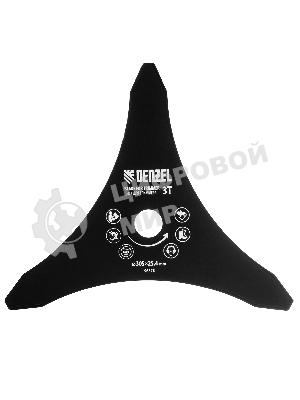 Диск для триммера Denzel 305 х 25,4 мм, толщина 1,6 мм, 3 лезвия