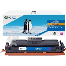 Картридж лазерный G&G GG-W2203X (W2203X) пурпурный (5500 стр.) для HP CLJ Pro 4202/MFP 4302