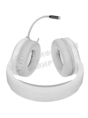 Гарнитура Redragon Mento белый, проводная, USB / 2 x mini jack 3.5 мм, подсветка