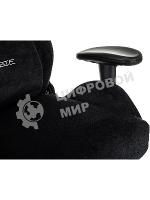 Кресло Zombie Ghost Fabric черный Light-20, ткань (велюр), подголовник