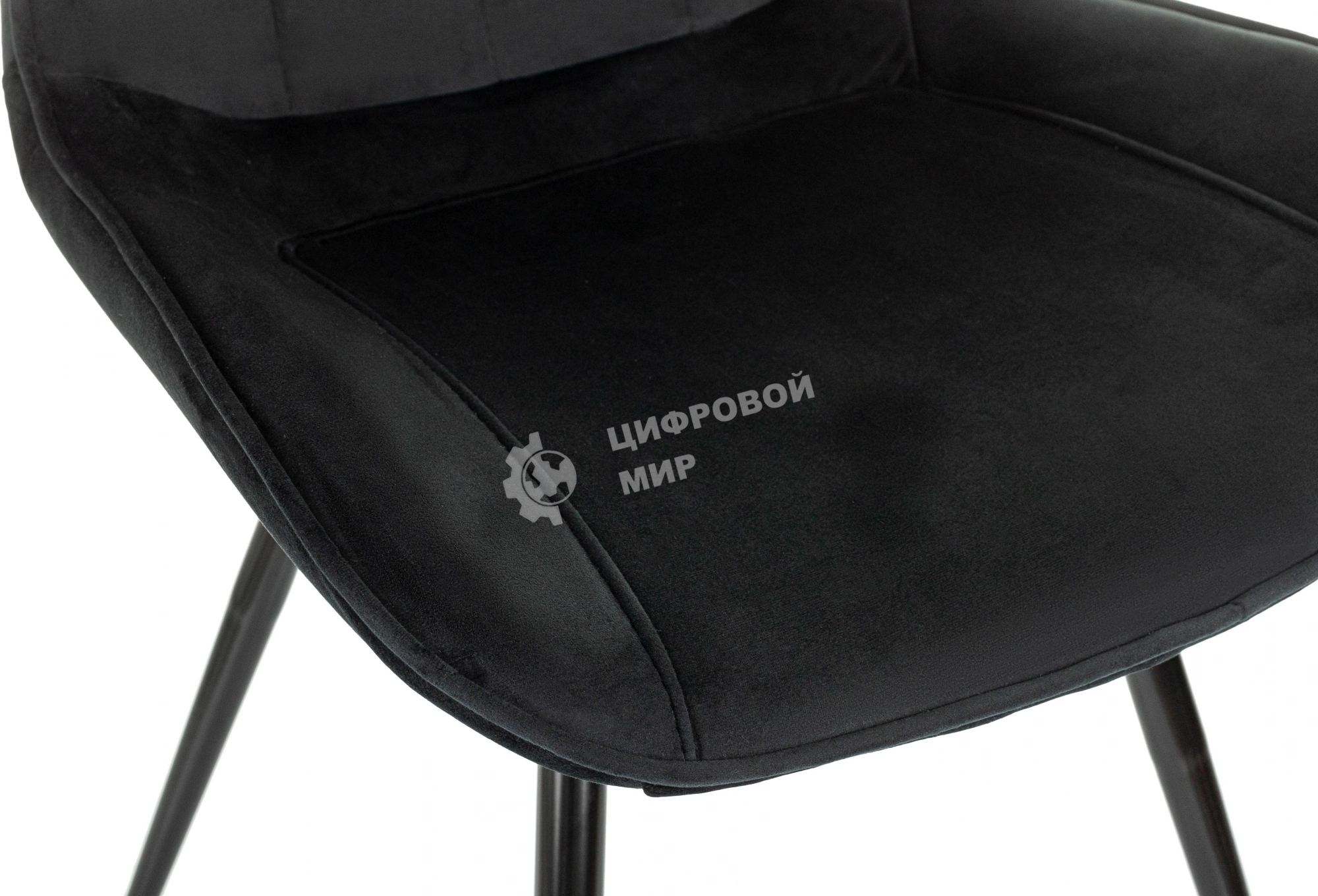 Стул для дома Бюрократ CH-K2_4 комплект 4шт черный Holland 75 металл черный на ножках (CH-K2_1/HL75_4)