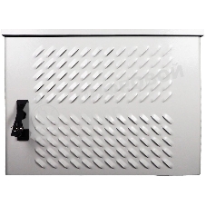 Шкаф уличный всепогодный укомплектованный настенный ЦМО ШТВ-НН, IP54, 9U, корпус: сталь нержавеющая, 500х600х500 мм (ВхШхГ), серый