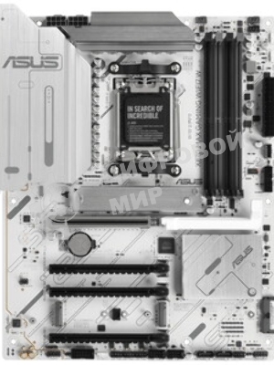 Материнская плата ASUS X870 MAX GAMING WIFI7 W, AM5, AMD X870, 4xDDR5, 4xSATA, 3xM.2, 1xPCIe 5.0 x16, 2xPCIe 4.0 x16, 1xPCIe 3.0 x16, 1xHDMI, 2xUSB Type-C (Display), 1x2.5Gb LAN, Wi-Fi 7, Bluetooth 5.4, 2xUSB-C 40Gbps, 1xUSB-A 10Gbps, 3xUSB-A 5Gbps, 4xUSB-A 2.0, 3x3.5 мм, 7.1, ATX