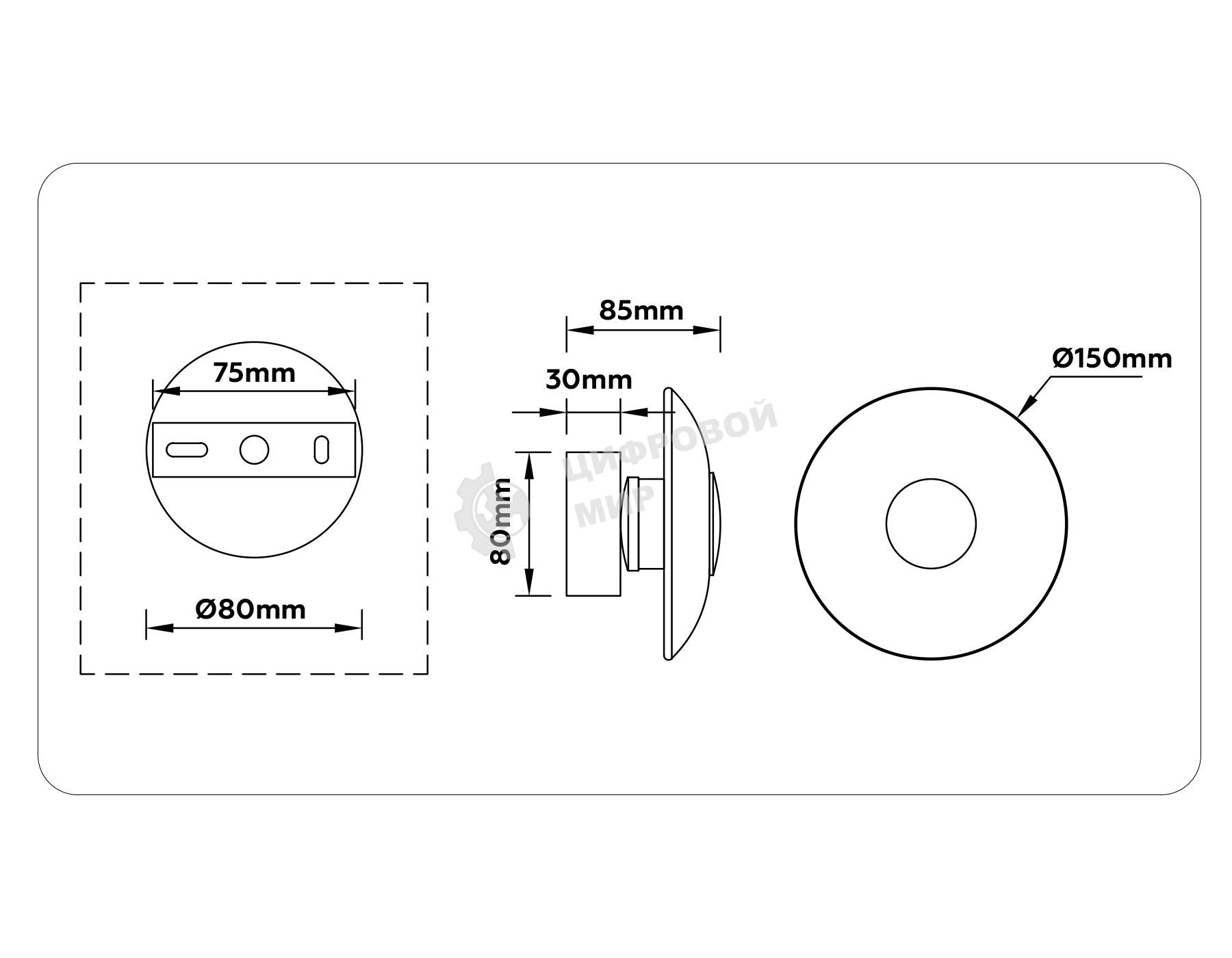 Светильник Ambrella light LH31035 BS/TI латунь/янтарь 6W 3000K 150*150*85